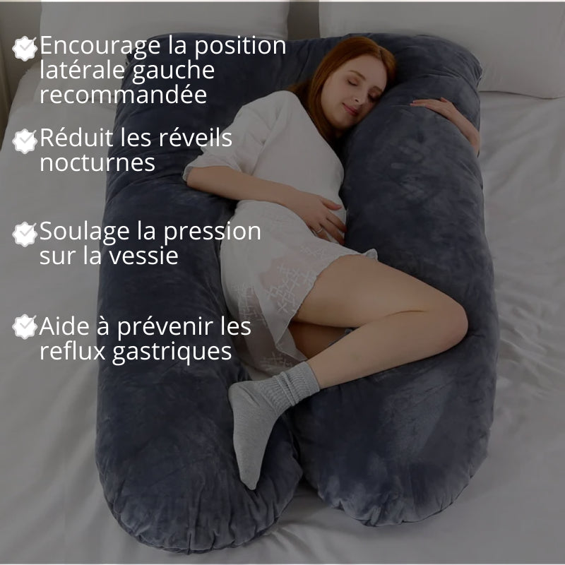 CozyNest™ | Coussin de grossesse pour femmes enceintes - confort et soulagement